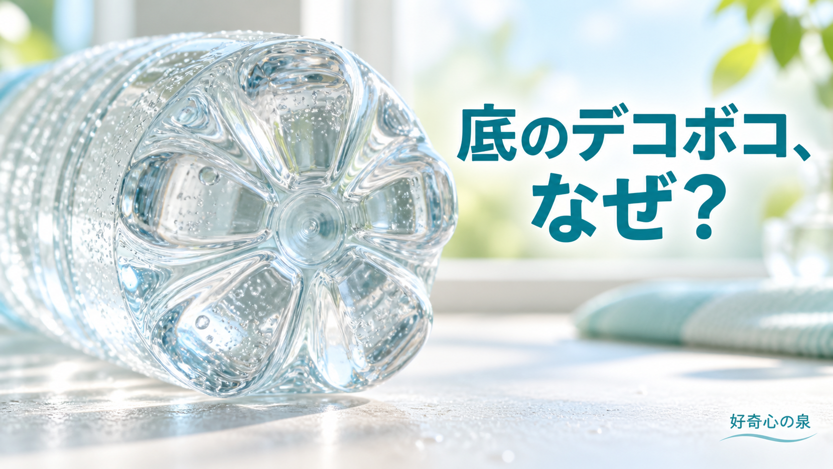 ペットボトルの底はなぜデコボコ？